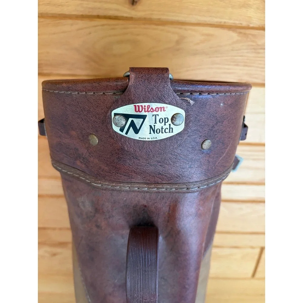 Vintage Wilson top notch golf bag